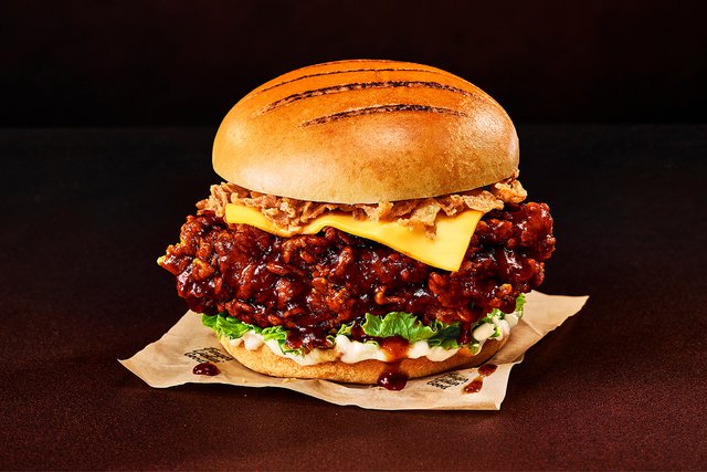 Sticky BBQ Drip Burger menuspotuk