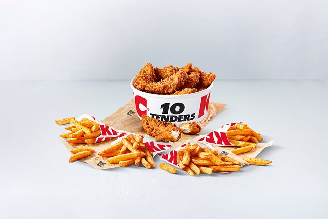 Tenders Bargain Bucket 10 pc menuspotuk