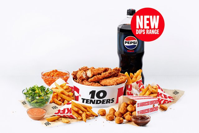 Tenders Dipping Feast 10 PC menuspotuk