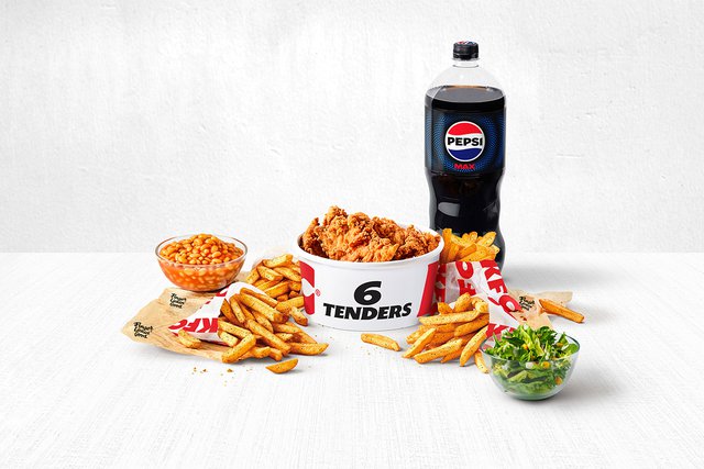 Tenders Family Feast 6 pc menuspotuk