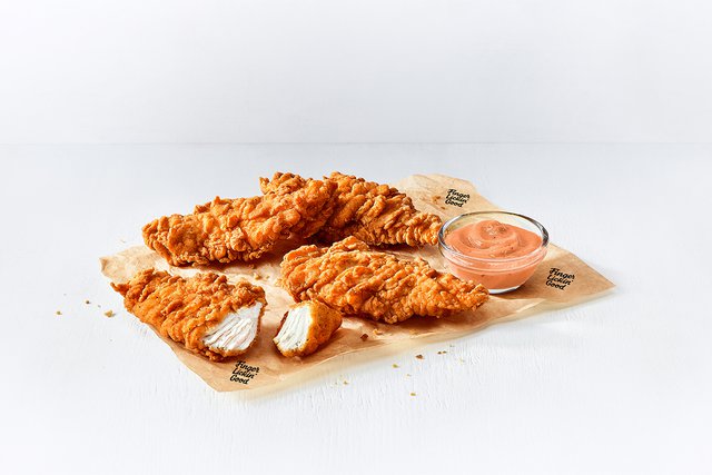 Tenders with Dip 4 pc menuspotuk