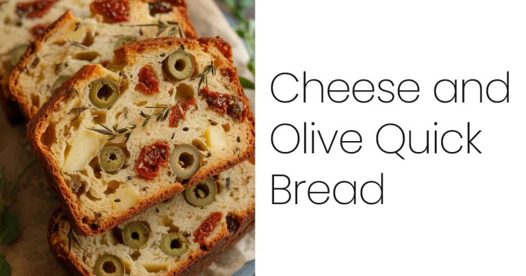 Cheese and Olive Quick Bread