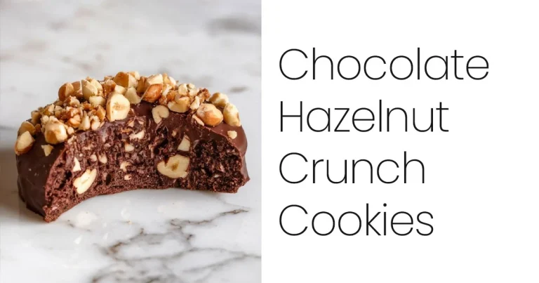 Chocolate Hazelnut Crunch Cookies