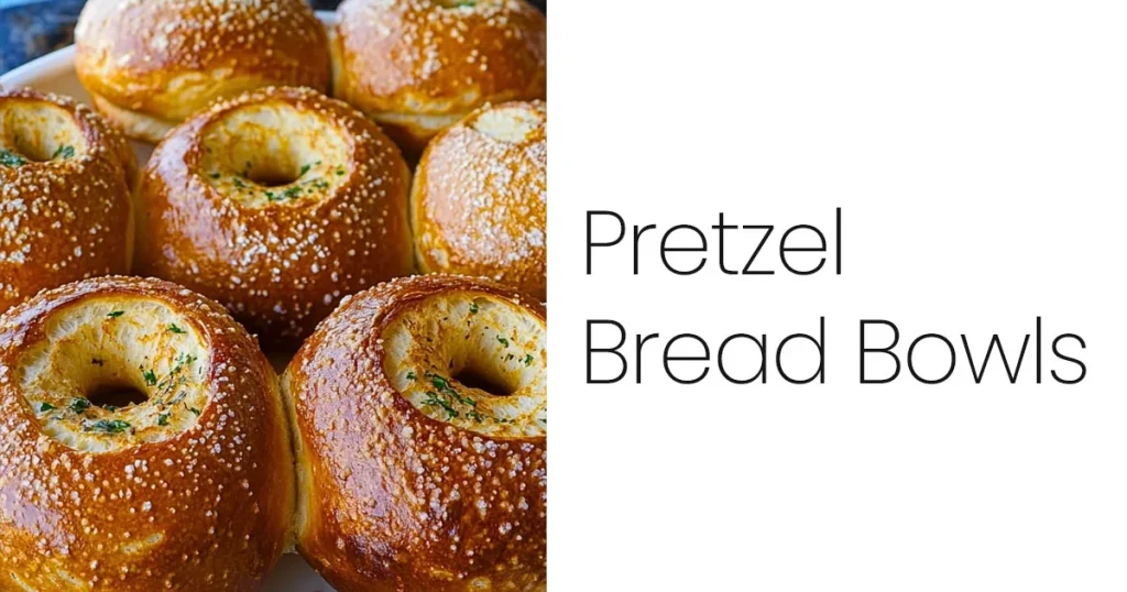 Pretzel Bread Bowls