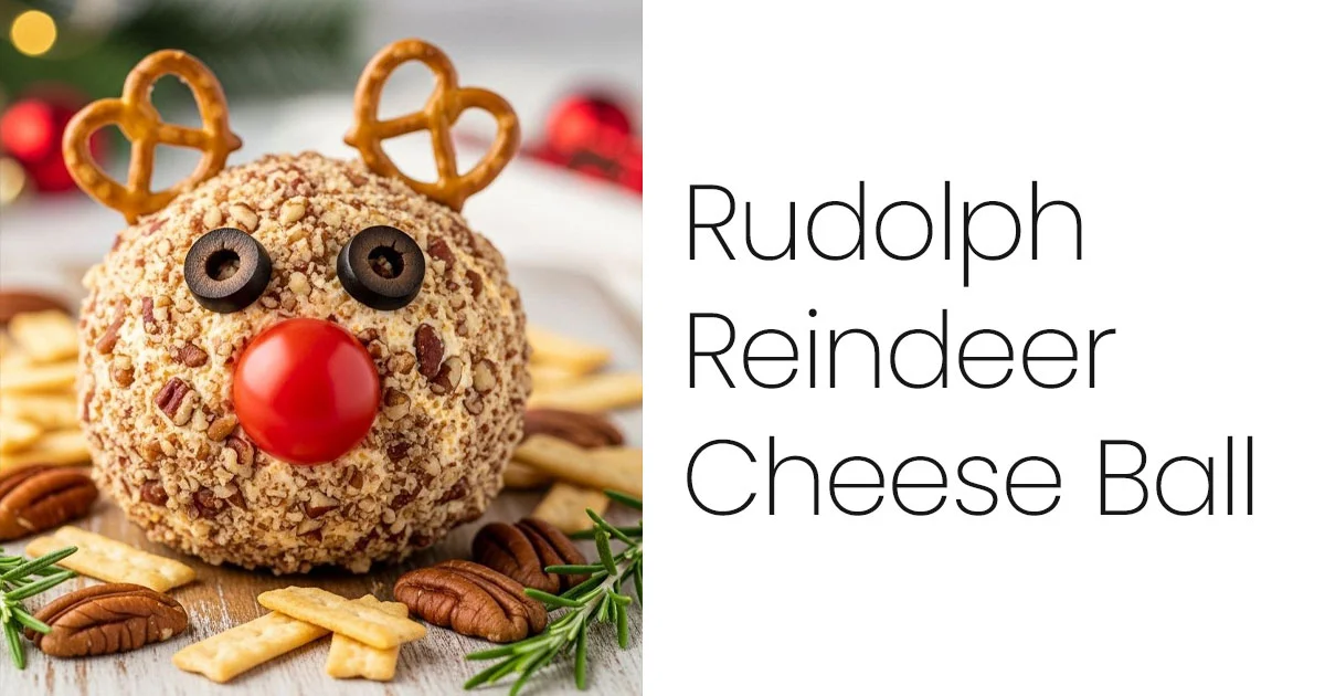 Rudolph Reindeer Cheese Ball