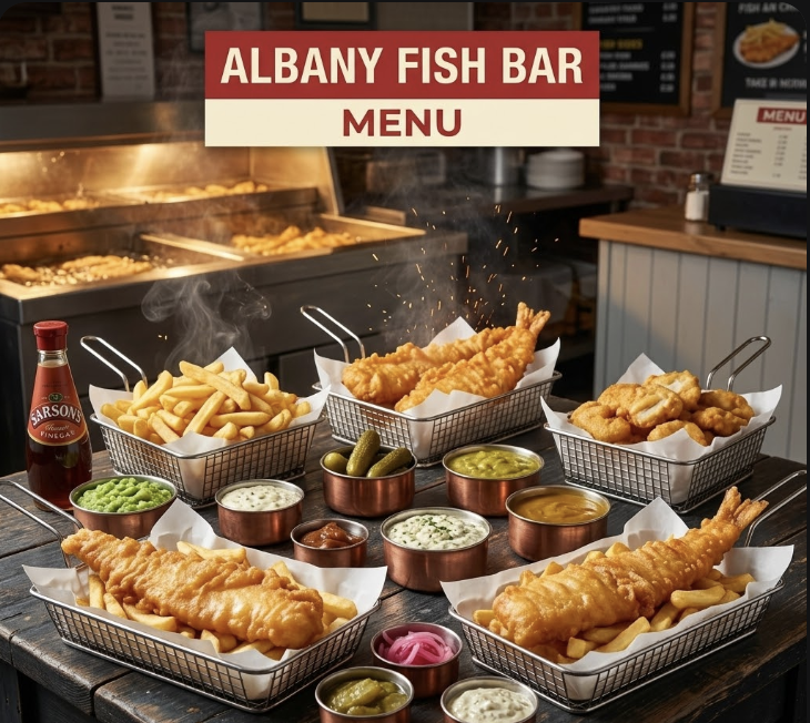 featured image of albany fish bar