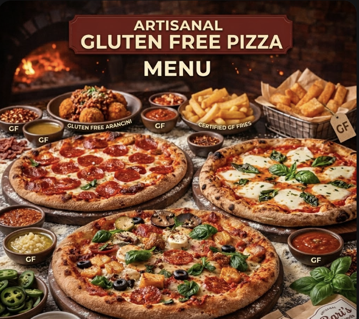 featured image of artisanal gluten free pizza