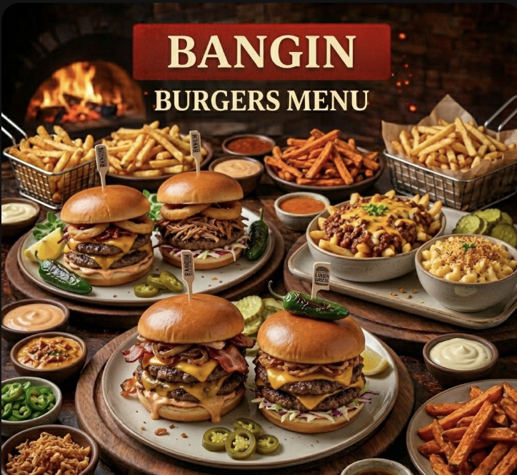 featured image of bangin burgers