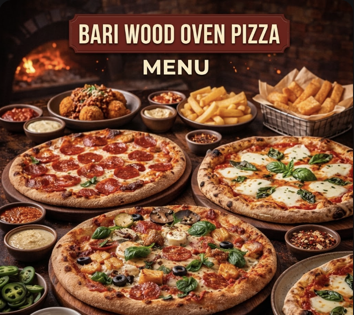 featured image of bari wood oven pizza
