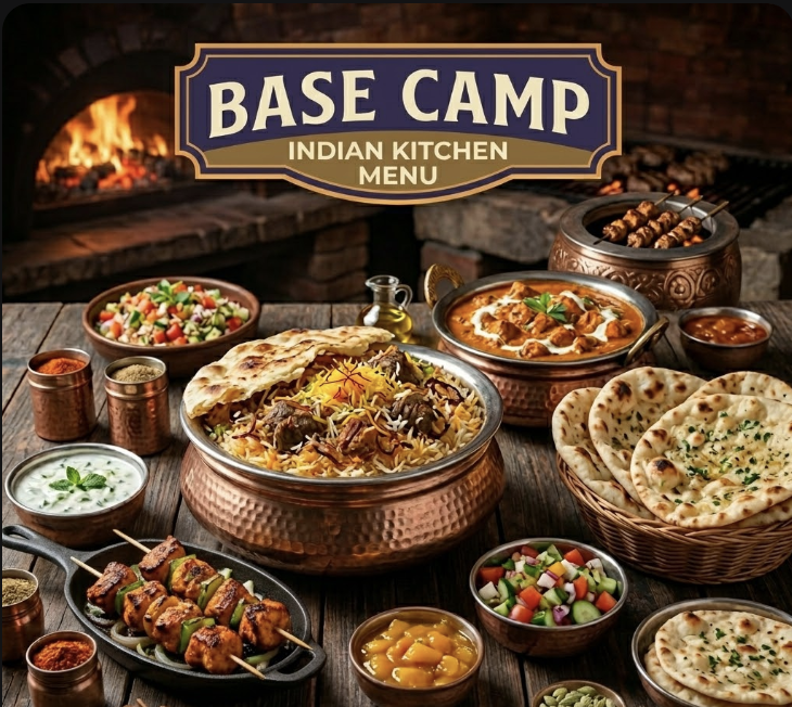 featured image of base camp indian kitchen