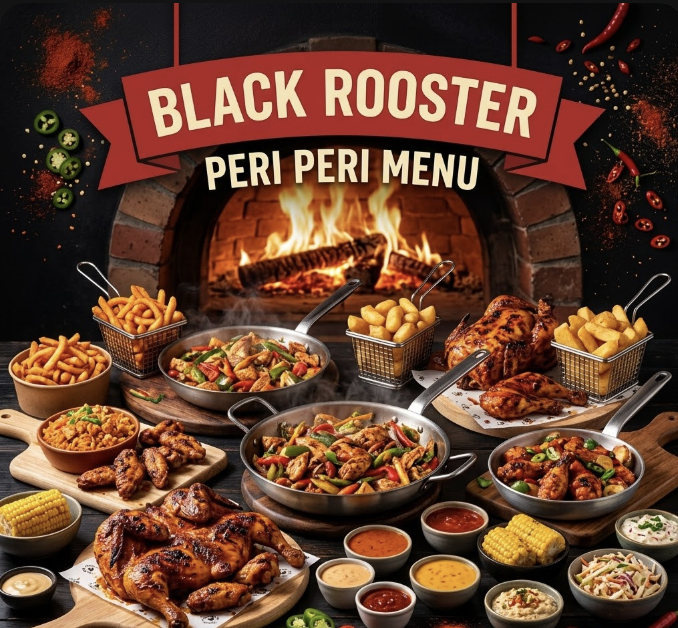 featured image of black rooster peri peri