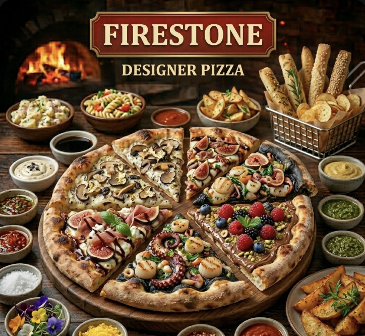 featured image of firestone designer pizza