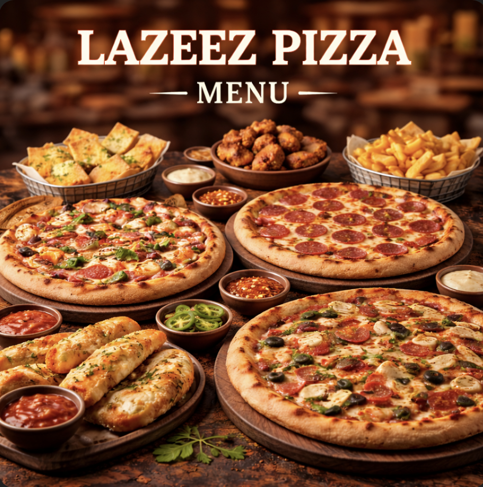 featured image of lazeez pizza