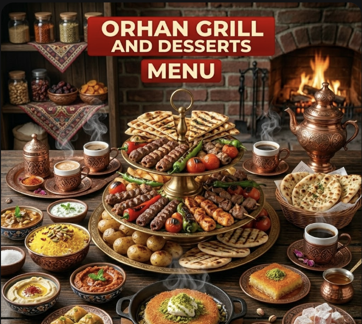 featured image of orhan grill and desserts