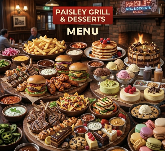 featured image of paisley grill amp desserts