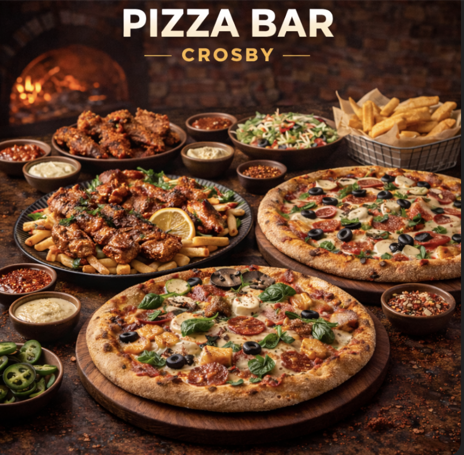 featured image of pizza bar crosby