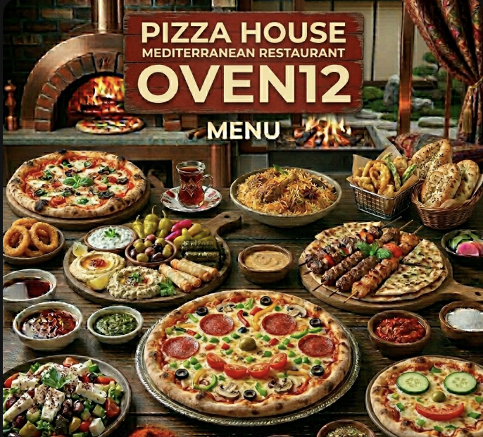 featured image of pizza house and mediterranean restaurant