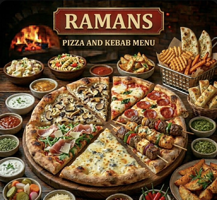 featured image of ramans pizza and kebab