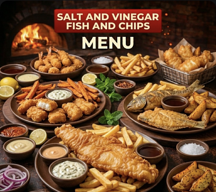 featured image of salt and vinegar fish and chips
