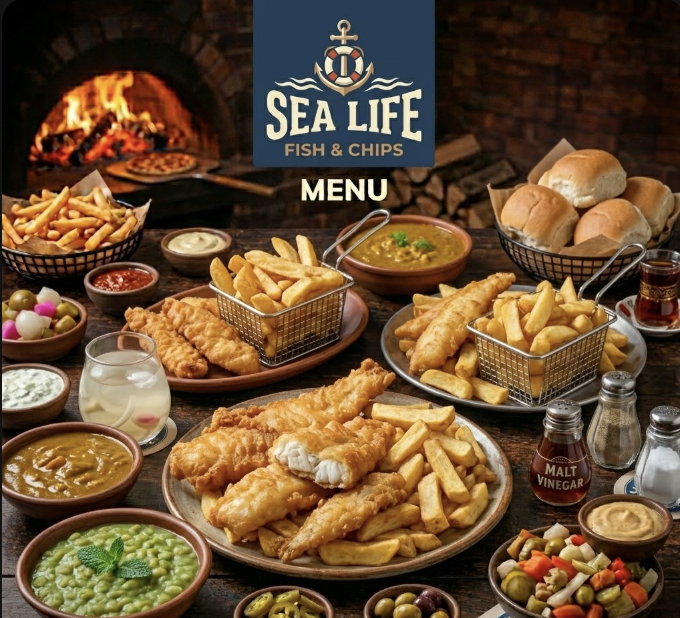 featured image of sealife fish and chips