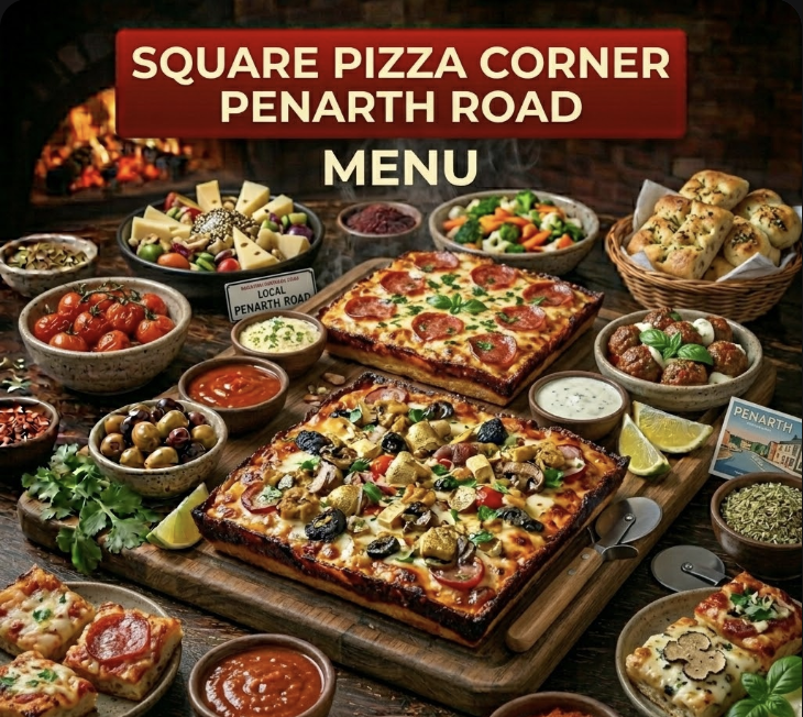 featured image of square pizza corner penarth road