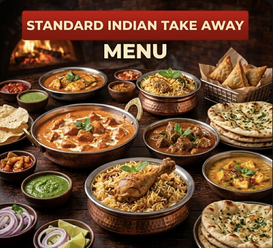 featured image of standard indian take away