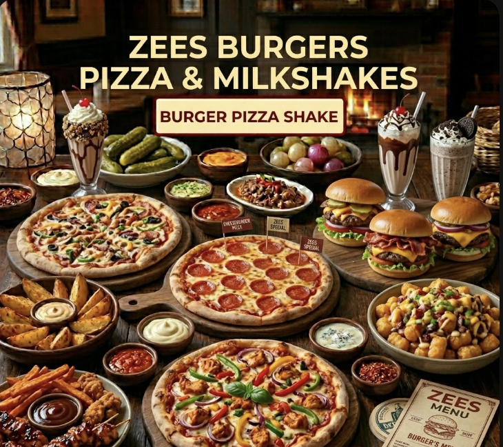 featured image of zees burgers pizza amp milkshakes