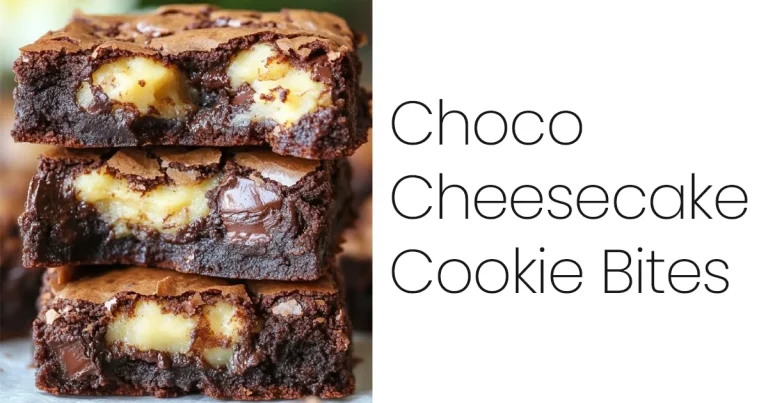 Choco Cheesecake Cookie Bites