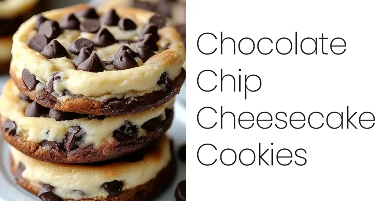 Chocolate Chip Cheesecake Cookies