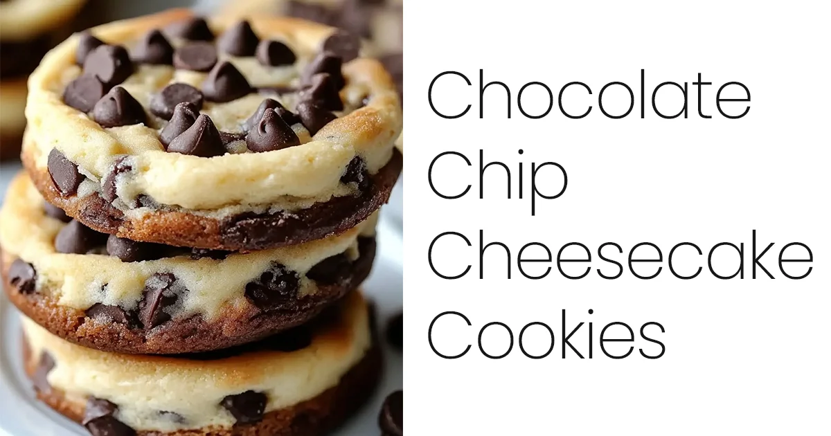 Chocolate Chip Cheesecake Cookies