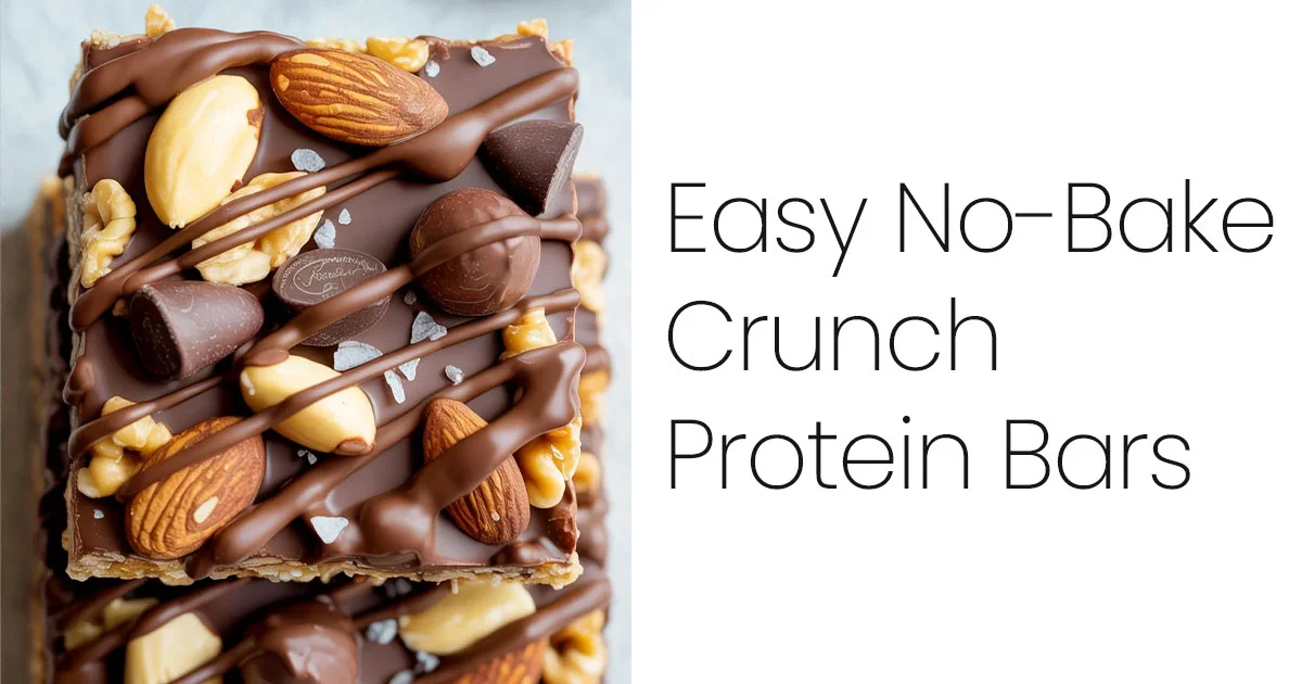 Easy No Bake Crunch Protein Bars