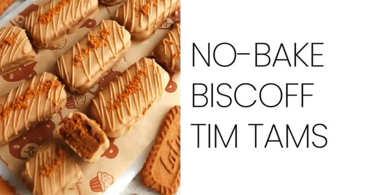 No Bake Biscoff Tim Tams