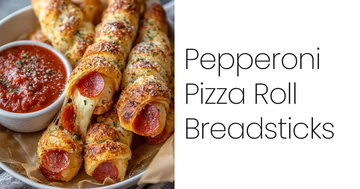 Pepperoni Pizza Roll Breadsticks