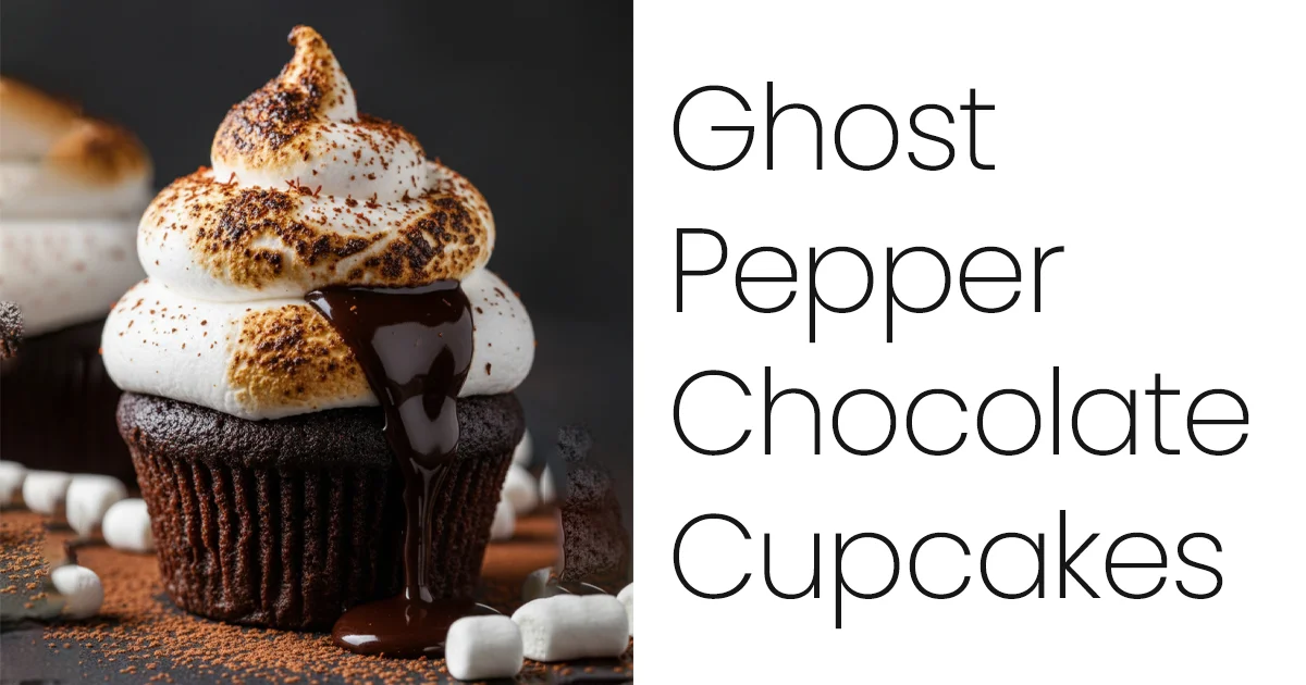 Ghost Pepper Chocolate Cupcakes