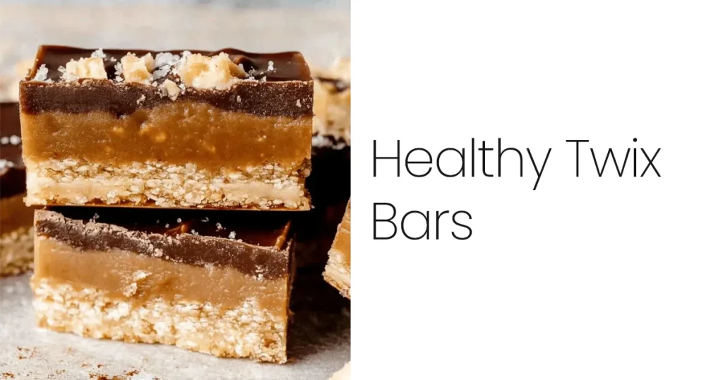 Healthy Twix Bars