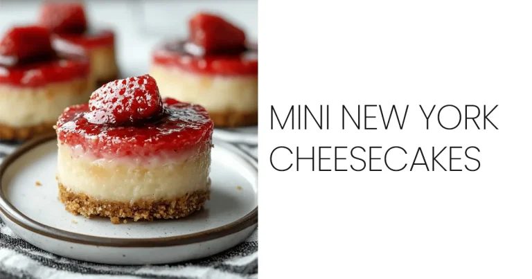 Mini New York Cheesecakes