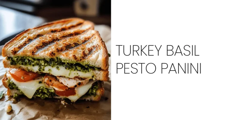 Turkey Basil Pesto Panini