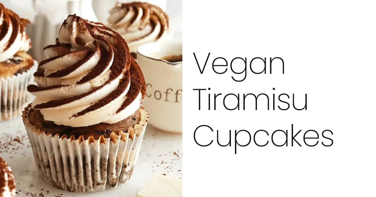 Vegan Tiramisu Cupcakes