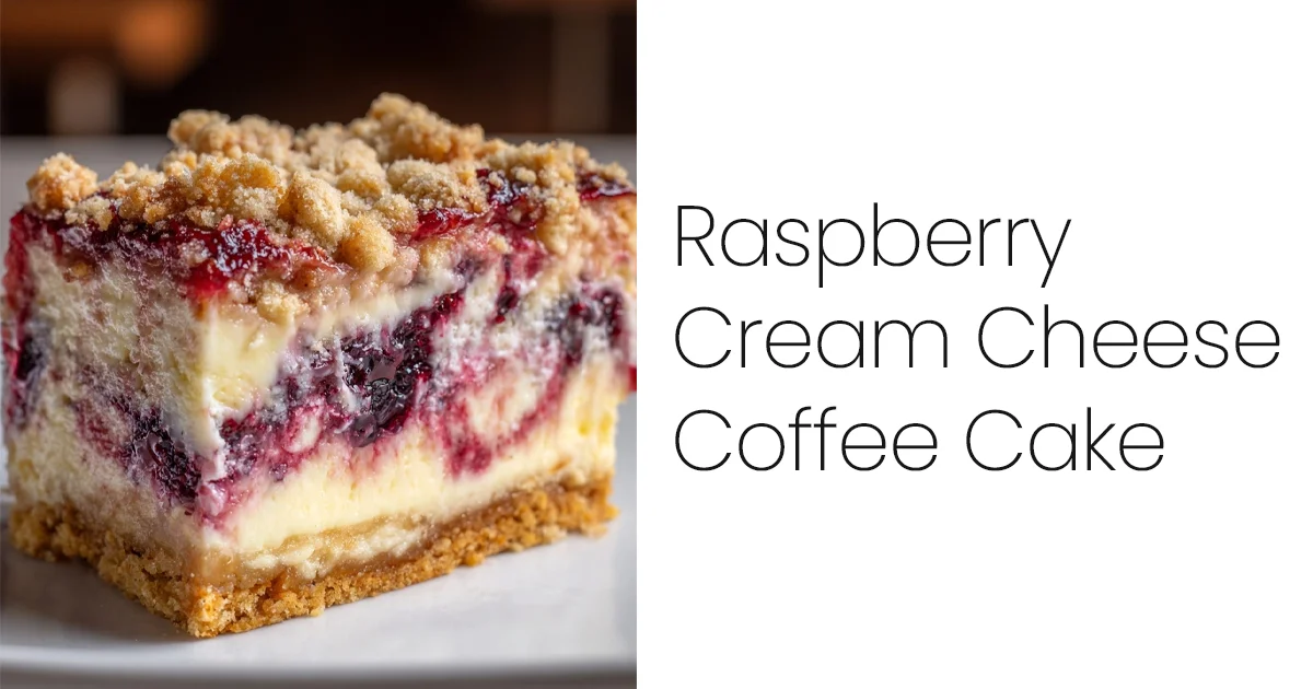 Raspberry Cream Cheese Coffee Cake