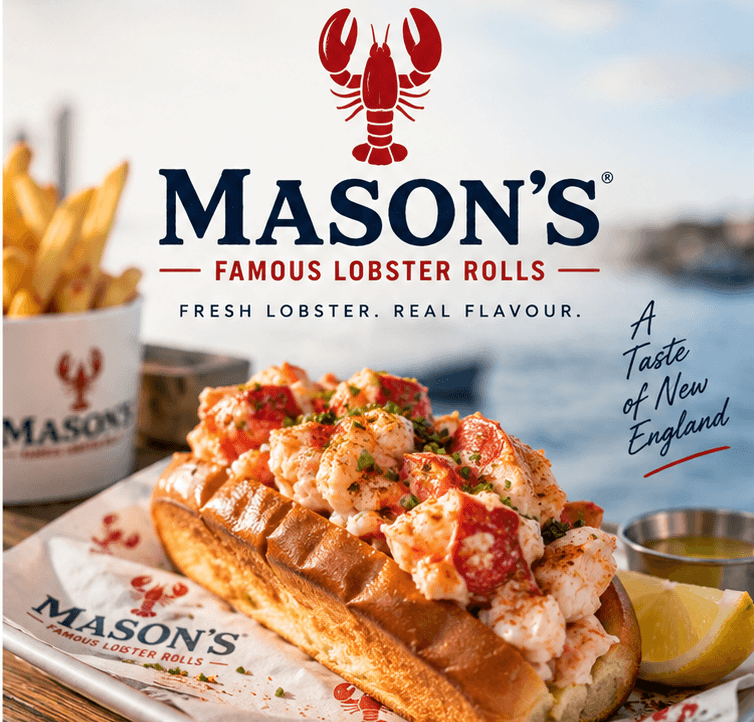 Mason’s Famous Lobster Rolls menuspot