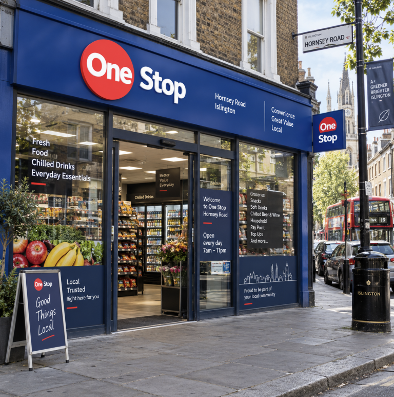 One Stop Stores Islington Hornsey Rd menuspot