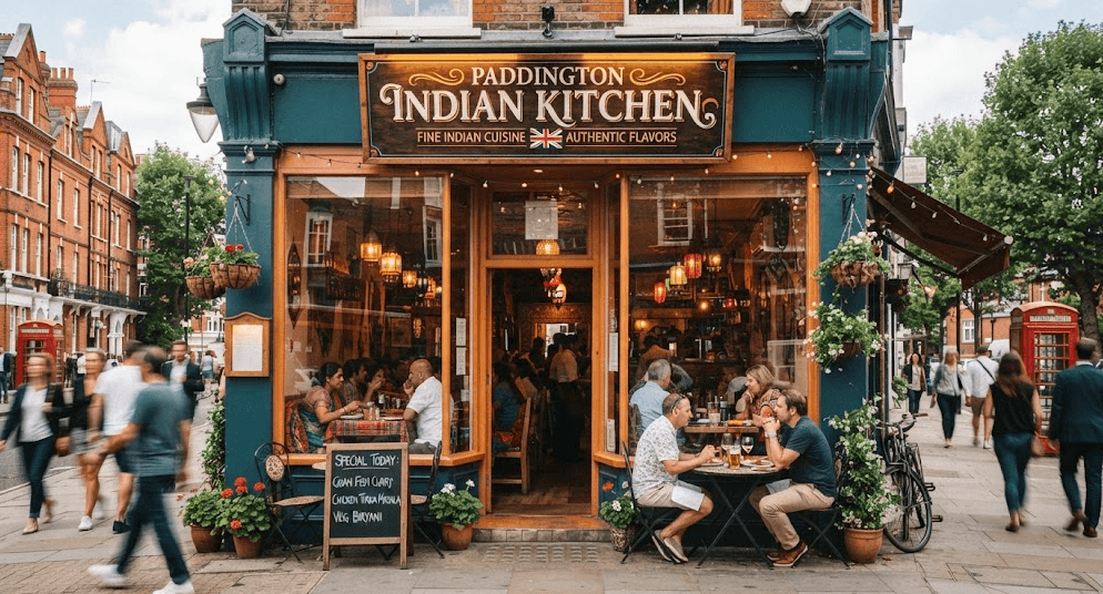 Paddington Indian Kitchen menuspot