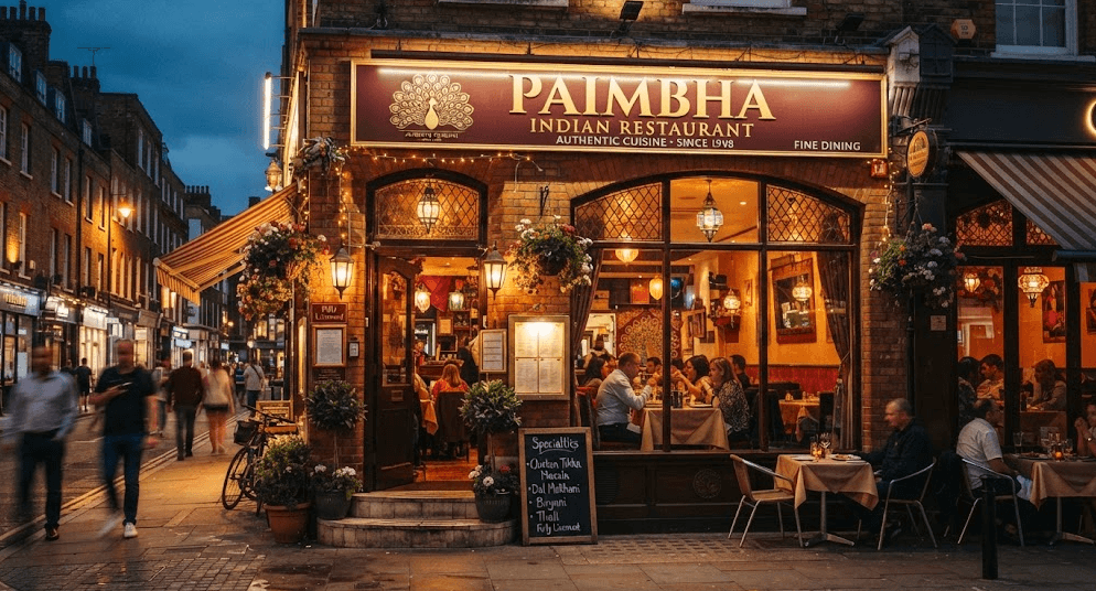 Paimbha Indian Restaurant menuspot