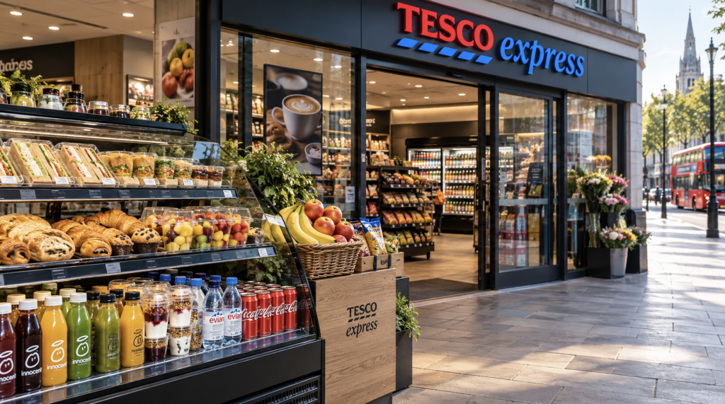 Tesco Express menespot