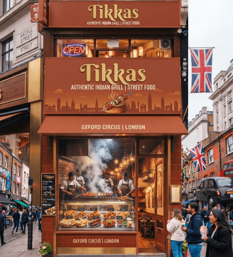 Tikkas Oxford Circus menuspot