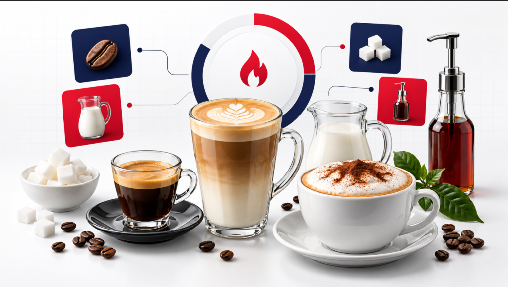 coffee calories calculator menuspotuk