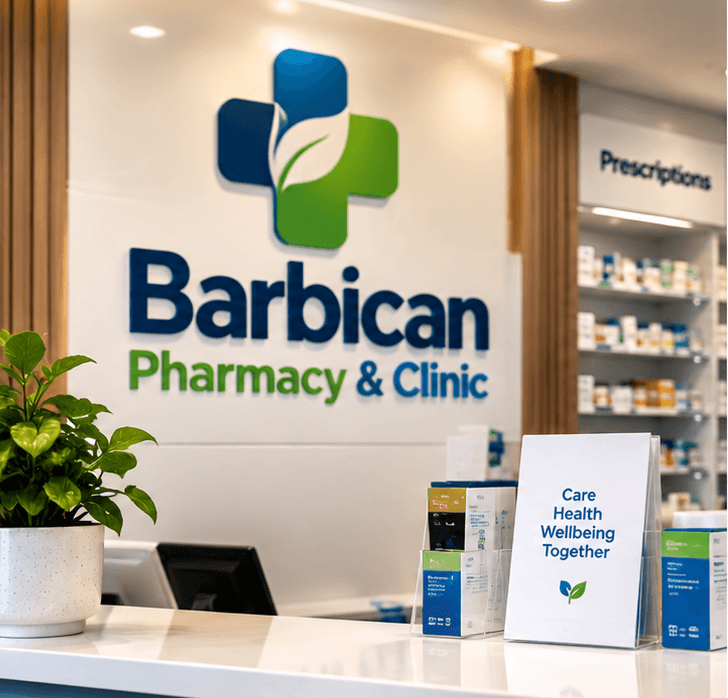 Barbican Pharmacy & Clinic featured image menuspotuk