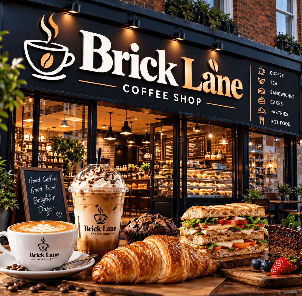 Brick Lane Coffee Shop menuspot