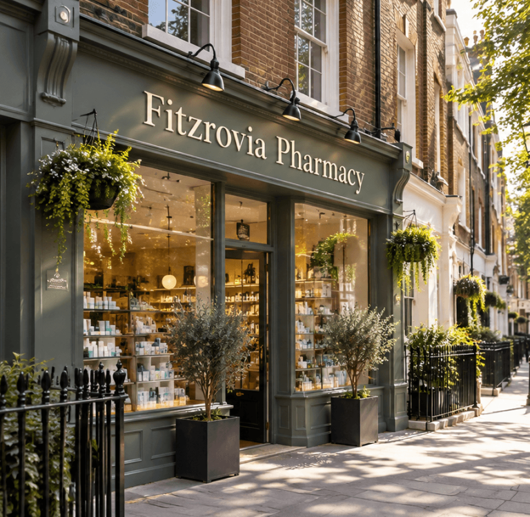 Fitzrovia Pharmacy logo image menuspotuk
