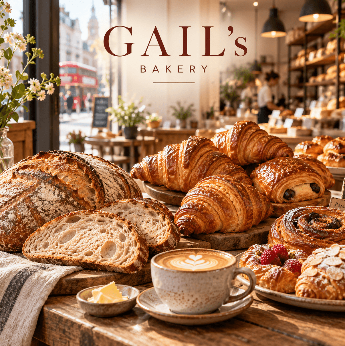 GAIL's Bakery logo image menuspotuk